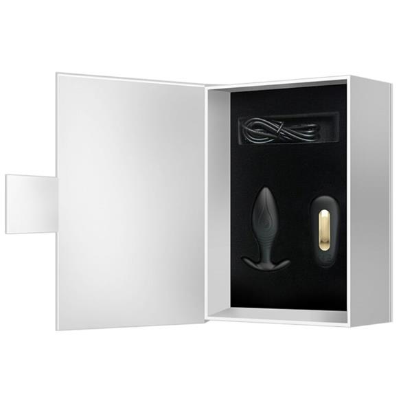 REGINA ANAL PLUG RECHARGEABLE VIBRATOR BLACK