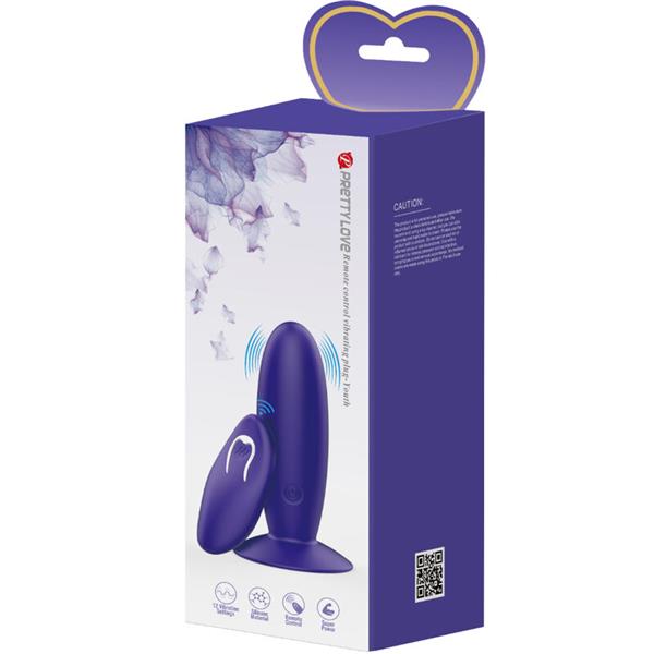 YOUTH PLUG ANAL VIBRATOR REMOTE CONTROL VIOLET