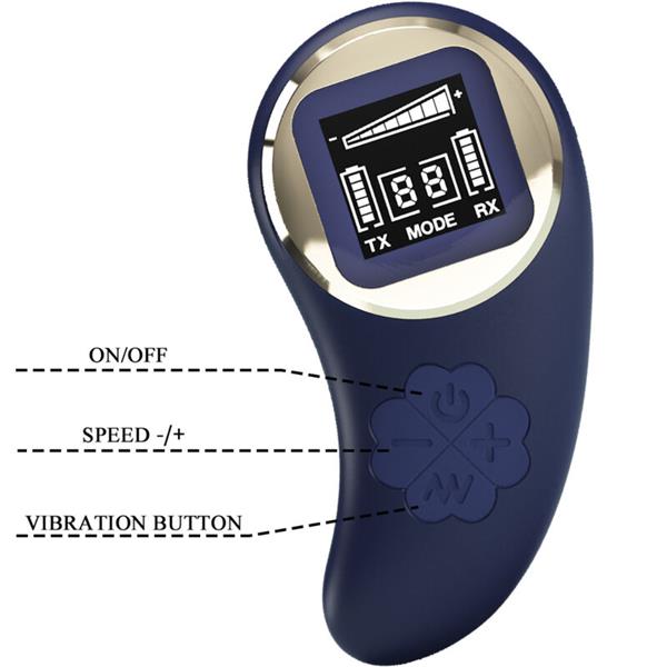 MINA VIBRIRAJUĆE JAJCE DALJINSKI UPRAVLJANJE PLAVO