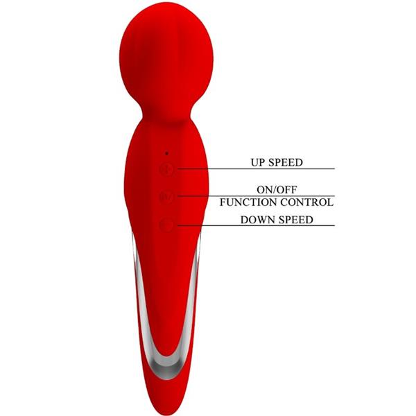 WALTER VIBRATOR WAND RDEČA