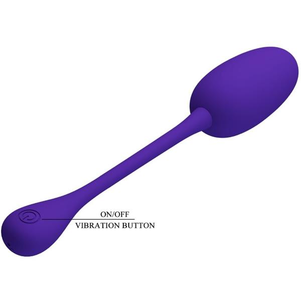 KNUCKER PURPLE RECHARGEABLE VIBRATING EGG