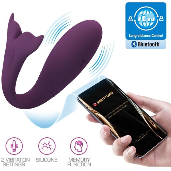 JAYLEEN VIBRATOR APP REMOTE CONTROL PURPLE