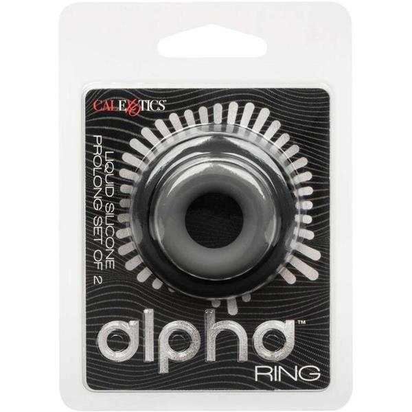 ALPHA PROLONG SET OF 2 RING GREY