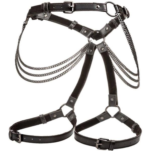 EUPHORIA PLUS SIZE MULTI CHAIN THIGH HARNESS