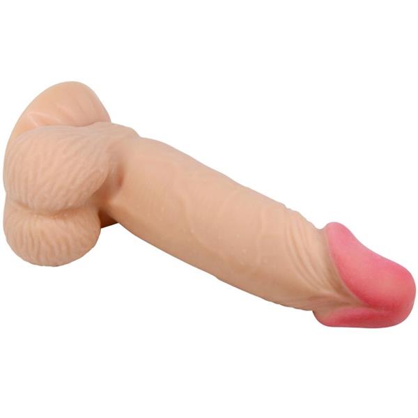 SERIJA SLIDING SKIN REALISTIČNI DILDO S CUPOM ZA USISAVANJE 19.4 CM
