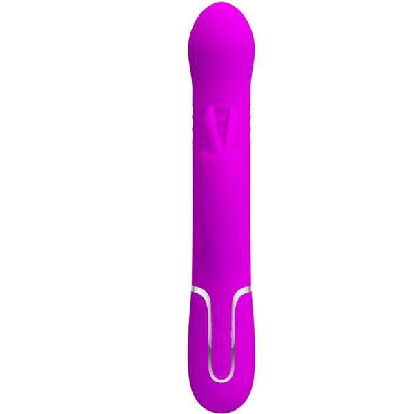 COALE RABBIT VIBRATOR PERLE LJUBIČASTI