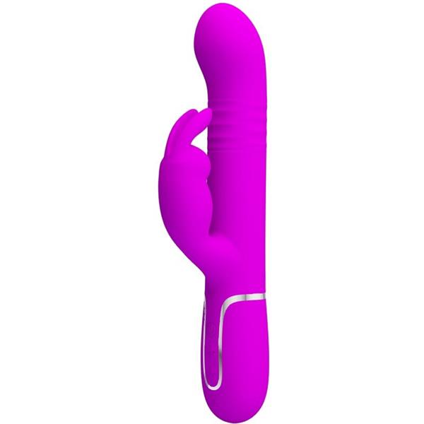 COALE RABBIT VIBRATOR PERLE LJUBIČASTI