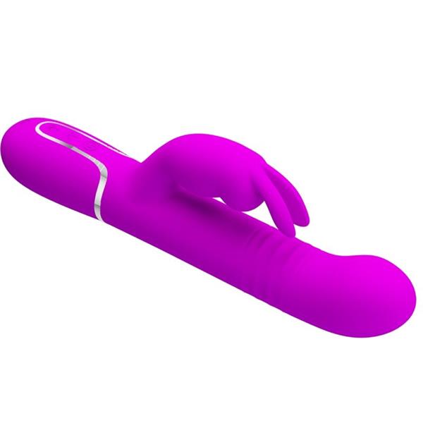 COALE RABBIT VIBRATOR PERLE LJUBIČASTI