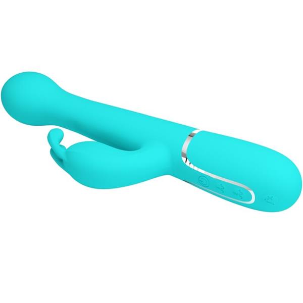 DEJON RABBIT VIBRATOR 3 V 1 MULTIFUNKCIONALNI AQUA ZELEN