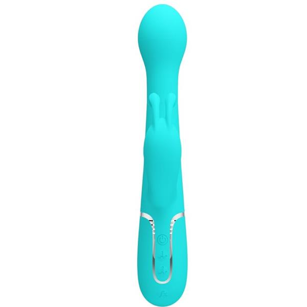 DEJON RABBIT VIBRATOR 3 V 1 MULTIFUNKCIONALNI AQUA ZELEN