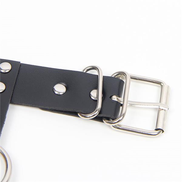 HARNESS BRA AND NECKLACE WITH CHAINS ONE SIZE