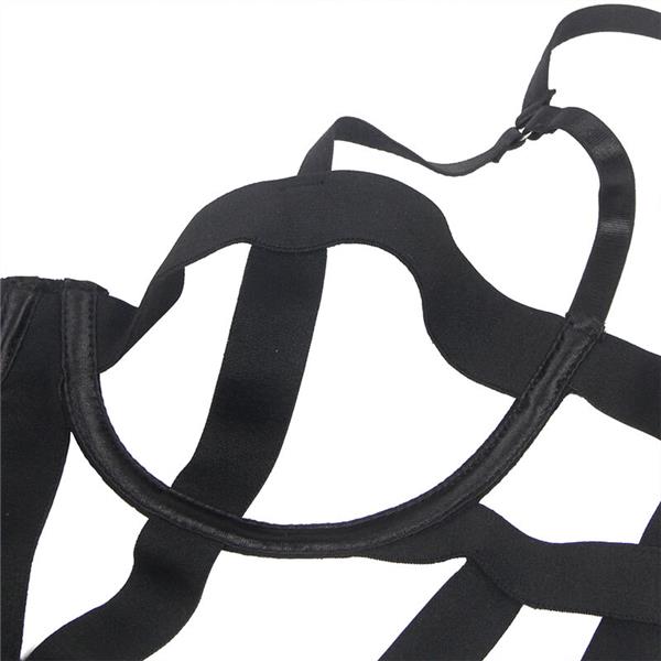 SEXY BODY WITH CUTOUTS BLACK S/M