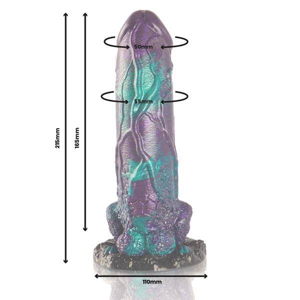 BASILISK DILDO DOUBLE SCALY PLEASURE BIG SIZE