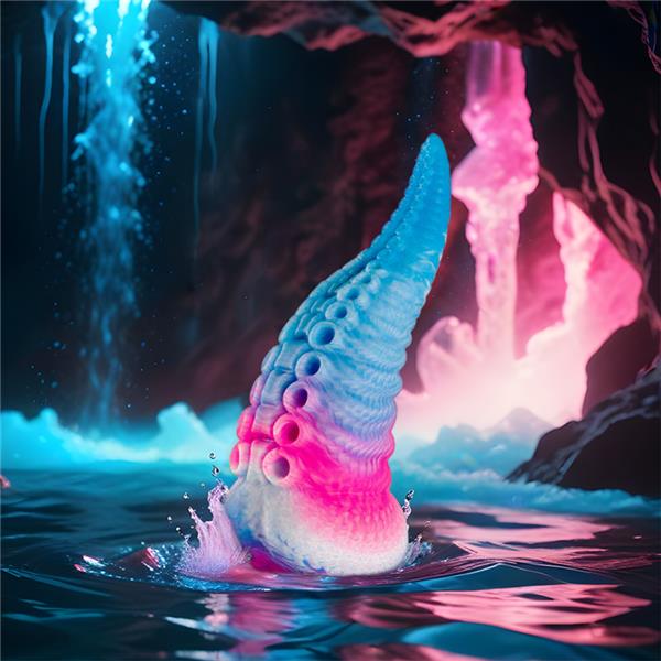 PHORCYS BLUE TENTACLE DILDO SMALL SIZE