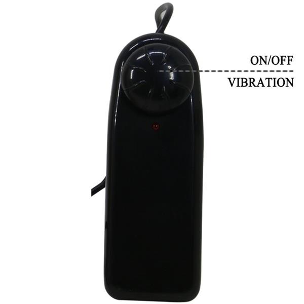 MARION HARNESS UNIVERZALNE HLAČKE Z VIBRIRAJOČIM DILDOM 19 CM RJAVA