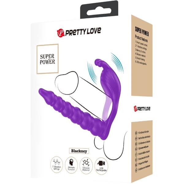 BLACKNEY PENIS RING WITH LILA VIBRATOR PLUG