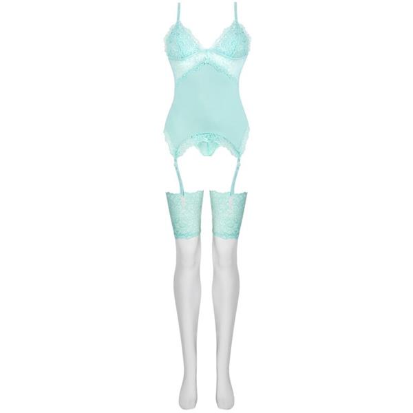 PERSINNE MIT EMPORIO SET CORSET + PANTY + STOCKINGS