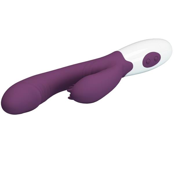 ANDRE RABBIT VIBRATOR & G-POINT STIMULATOR PURPLE