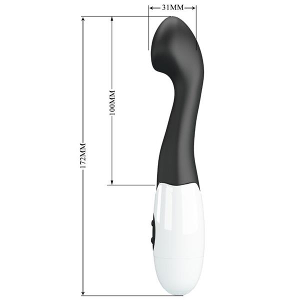 CHARLES G-SPOT VIBRATOR 30 MODES BLACK