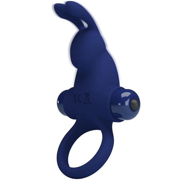 JIRO RABBIT RING WITH VIBRATION BLUE