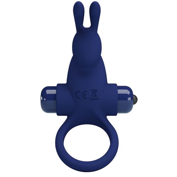 JIRO RABBIT RING WITH VIBRATION BLUE