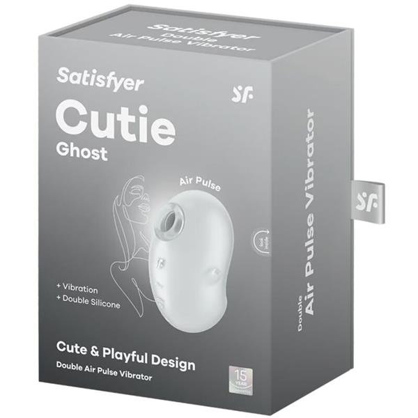 CUTIE GHOST LAY-ON VIBRATOR WHITE