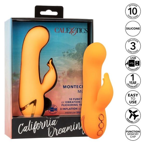 MONTECITO MUSE VIBRATOR RABBIT ORANGE BY CALIFORNIA DREAMING