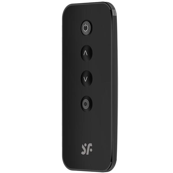 RIBBED PETAL G POINT STIMULATOR DALJINSKI UPRAVLJAČ CRNI BESPLATNA APLIKACIJA