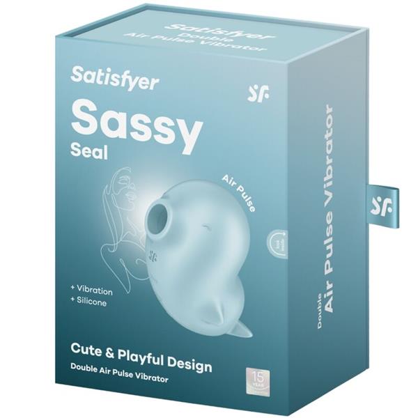 SASSY SEAL STIMULATOR & VIBRATOR BLUE