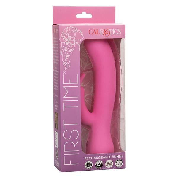 FIRST TIME VIBRATOR RABBIT RECHARGEABLE PINK