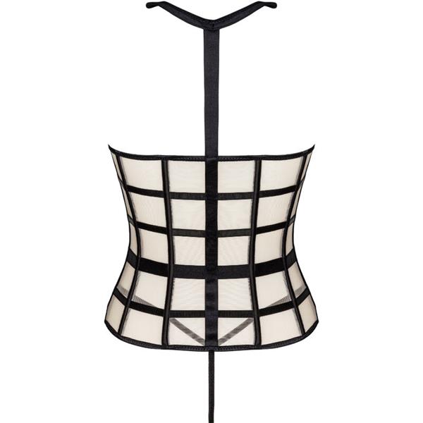 LAURA LC 20215 CORSET + THONG S/M