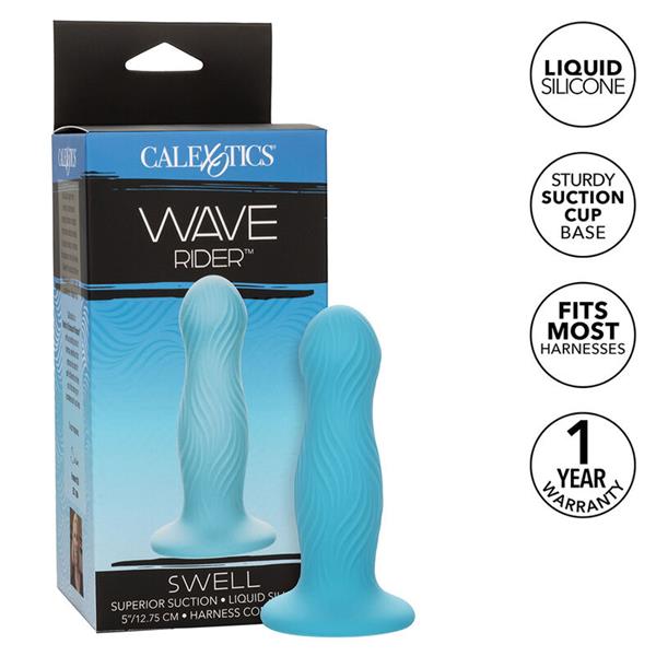 WAVE RIDER SWELL ANAL PLUG BLUE