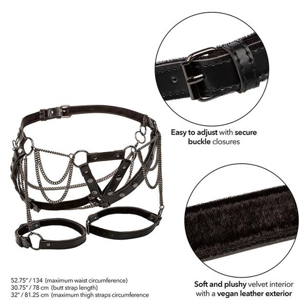 EUPHORIA MULTICHAIN THIGH HARNESS PREMIUM PLUS SIZE