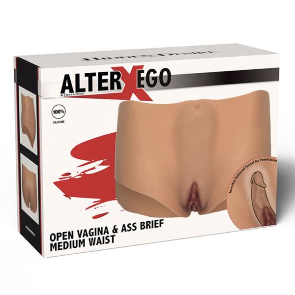 ALTER EGO OPEN VAGINA & ASS BRIEF MEDIUM WAIST FLESH