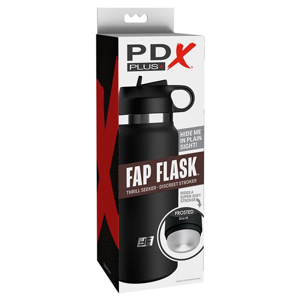 FAP FLASK BOTTLE DISCRET STROKER CLEAR MODEL 1