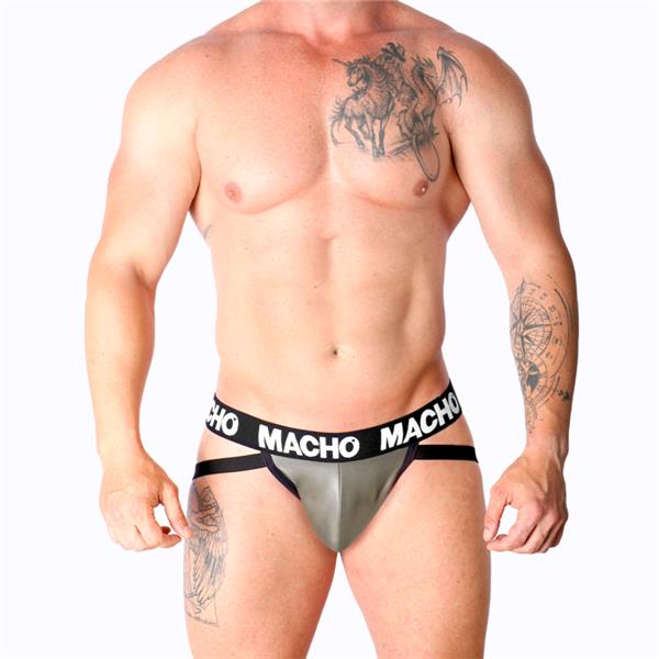 MX27GR JOCK LEATHER GRAY BEIGE S