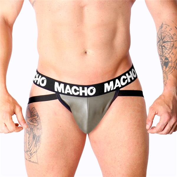 MX27GR JOCK LEATHER GRAY BEIGE S