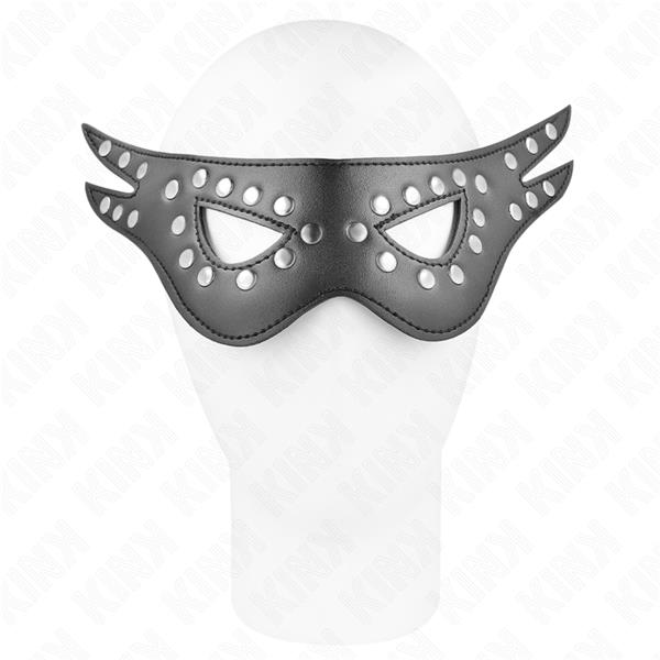 SEXY LEATHERETTE MASK MODEL 1 27 x 13 CM