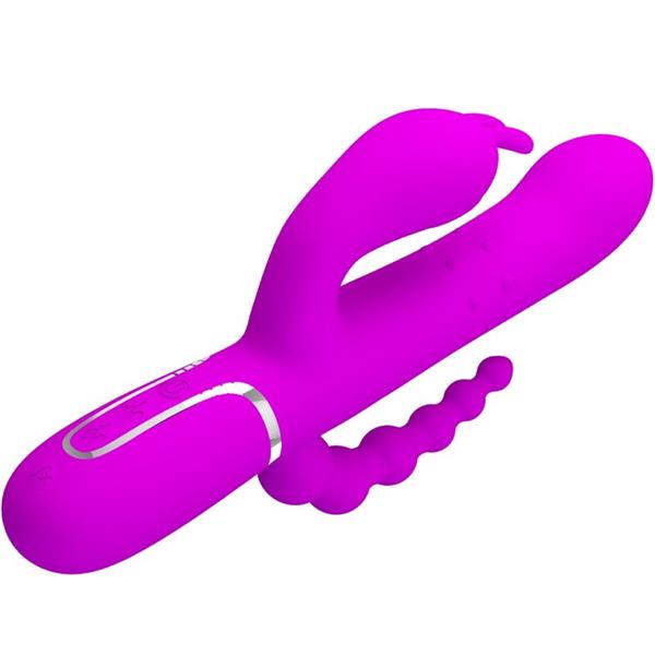 CAMMY TRIPLE VIBRATOR MULTIFUNCTION 4 IN 1 PINK