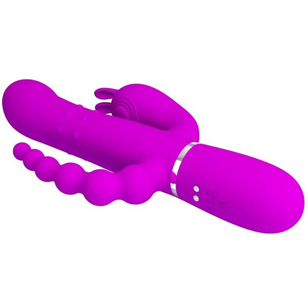 CAMMY TRIPLE VIBRATOR MULTIFUNCTION 4 IN 1 PINK