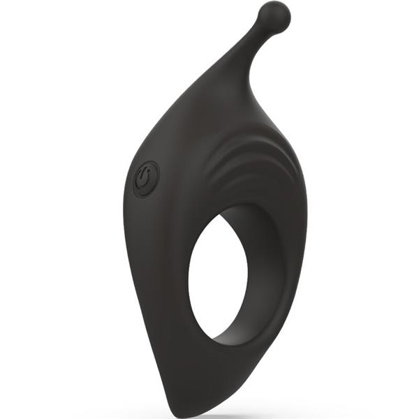 BCHARMED RHYTHM INFINITE DELUXE PENIS RING 15 VIBRATIONS BLACK