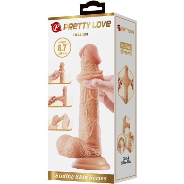 TALLEN REALISTIC DILDO 22 CM FLESH