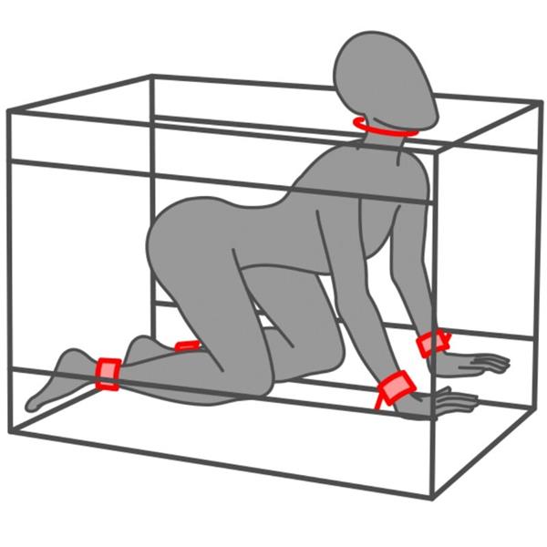 KINK CLUB LA NICHE CABIN BLACK & RED