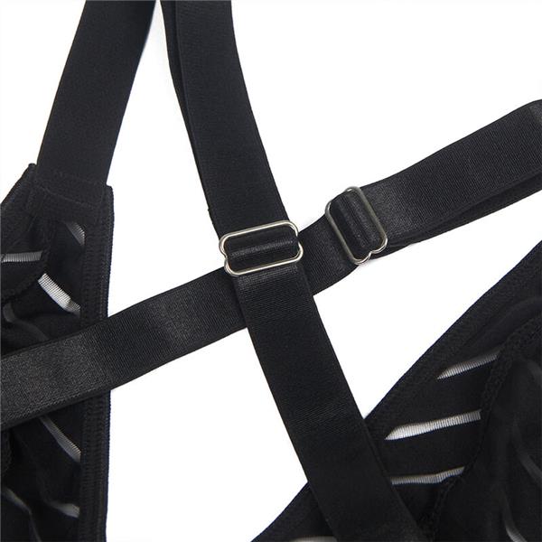 954154 BODY S POJASOM CRNI L/XL