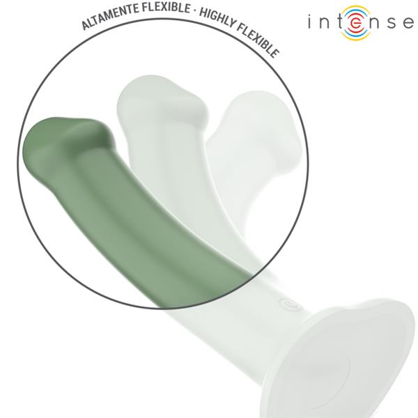BECCA VIBRATOR WITH SUCTION CUP 10 VIBRATIONS GREEN REMOTE CONTROL