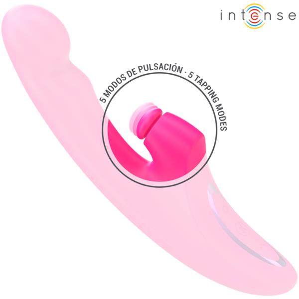 EMI VIBRATOR 13.5 CM MULTIFUNKCIONALNI 3 V 1 10 VIBRACIJ ROZA