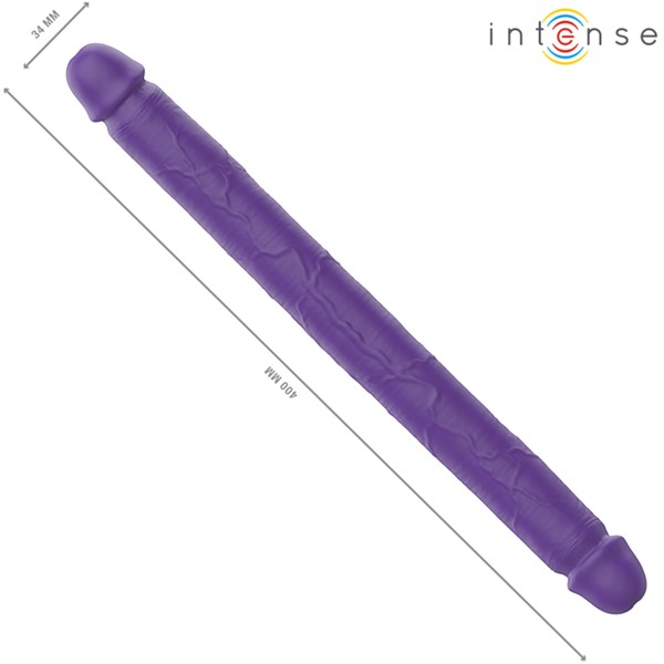 GUNTER DILDO DOUBLE VIBRATOR 40 CM PURPLE REMOTE CONTROL
