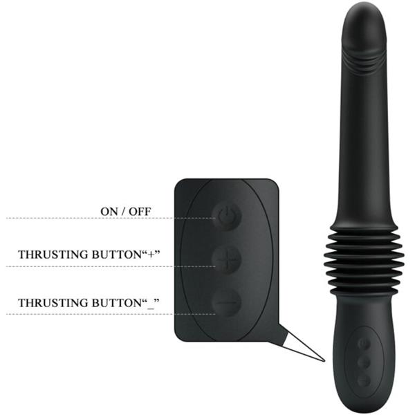 PAZUZU VIBRATOR 3 THRUST MODES BLACK