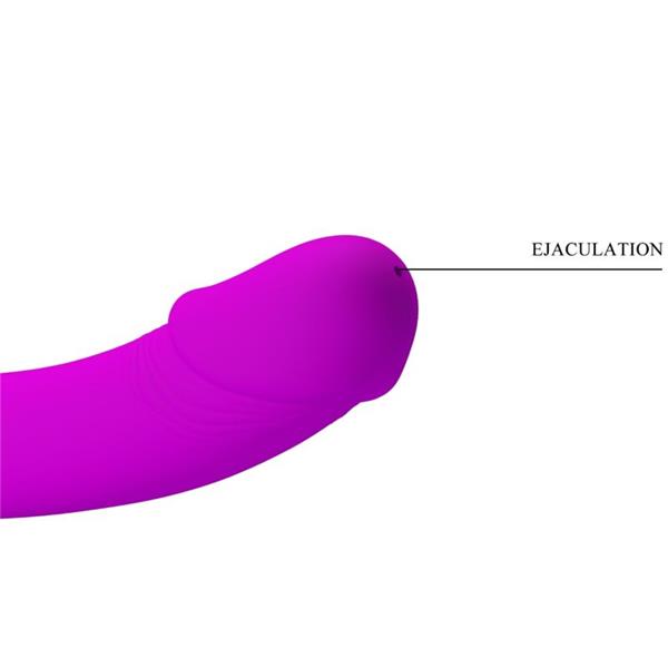 KELPIE DVOJNI STRAP-ON STIMULATOR PURPURN