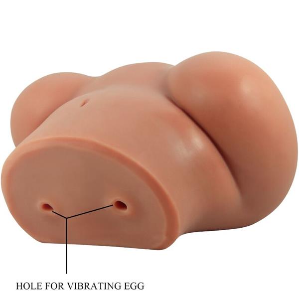 LUNA VIBRATOR BUTT WITH REALISTIC VAGINA AND ANUS CONTROL REMOTO